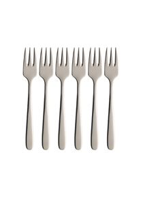 Villeroy & Boch Besteck-Set VILLEROY & BOCH "Kuchengabeln Daily Line silber", silber, Essbesteck-Sets, Besteck-Set