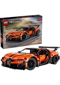 Konstruktionsspielsteine Lego "Bugatti Chiron Pur Sport Hypercar (42222), Lego Technic", orange, Spielbausteine, Kinder, Kunststoff, Konstruktionsspielsteine