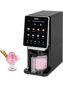 Unold Elektro UNOLD Eismaschine "Cream-Dream, 8 vielseitige Programme", schwarz, B:16,2cm H:38,3cm T:33,4cm, Eismaschinen, Inkl. 3 x 500 ml Beh&auml;lter, Eismaschine