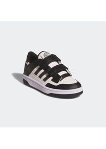 Sneaker adidas Sportswear "RAPID COURT KIDS", M&auml;dchen, Gr. 35, schwarz-wei&szlig; (core schwarz, cloud wei&szlig;, ftwr wei&szlig;), Synthetik, Textil, Schuhe Sneaker, f&uuml;r Kinder