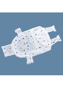 Adjustable Non-slip Net Cushion Bath Mat Baby Tubs Bathtub Seat Cross-shaped