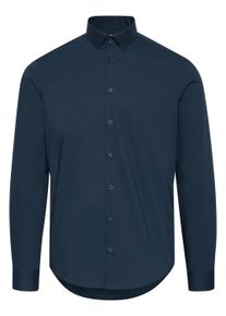 Businesshemd Casual Friday "Businesshemd CFViggo", Herren, Gr. L, N-Gr, blau (navy), Obermaterial: 97% Baumwolle CO. 3% Elasthan EL., normal, Hemden Businesshemd