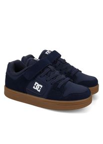 Sneaker DC Shoes "Manteca 4 V", Jungen, Gr. 7(39), blau (navy, gum), Obermaterial:51% Leder, 49% Synthetikmaterial;, Schuhe Sneaker