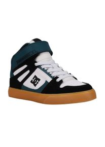 Sneaker DC Shoes "Pure High-Top EV", M&auml;dchen, Gr. 3(34), schwarz, gr&uuml;n, wei&szlig;, Obermaterial:Obermaterial: Leder / Futter: Textil / Au&szlig;ensohle: Gummi;, Schuhe Sneaker