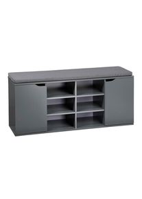 Kesper , Grau , Textil, Holzwerkstoff , 6 F&auml;cher , 103x48x30.5 cm , FSC 100% , stehend ,