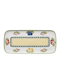 Villeroy & Boch Servierplatte VILLEROY & BOCH "Kuchenplatte French Garden wei&szlig;-bunt", bunt (wei&szlig;, bunt), Servierplatten, Servierplatte
