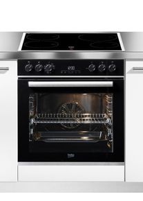 Beko Induktions Herd-Set "BBUM13340XMPEF", Energieeffizienz: A+, schwarz, Herdsets, FlexiCrisp &ndash; Knusprige Perfektion ohne Verschieben des Blechs, Induktions Herd-Set