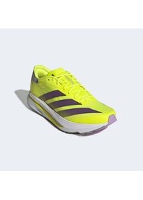 Laufschuh adidas Performance "ADIZERO SL2 M", Herren, Gr. 42,5, solar gelb, aurora plum, powder plum, Textil, Schuhe Laufschuh, mit Lightstrike-Sohle