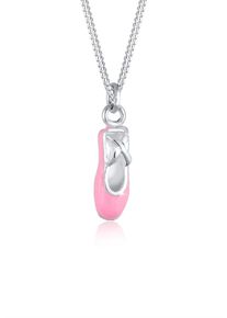 Silberkette Elli "Halskette Ballerina 925 Sterling Silber" Gr. 36, silber, Halsketten, M&auml;dchen, Silber 925 (Sterlingsilber), Silberkette