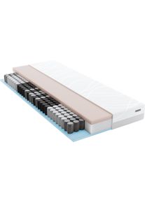 Taschenfederkernmatratze Schlaraffia "myNap Premium TFK-Matratze, in 90x200 und weiteren Gr&ouml;&szlig;en erh&auml;ltlich", wei&szlig;, B:140cm H:19cm L:200cm, Bezug: 100% Polyester. Steppf&uuml;llung: 100% Polyester, Matratzen, Taschenfederkernmatratze, Testsieger Stiftung Warentest 10/2023, Note 1,6