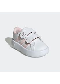 Sneaker adidas Sportswear "GRAND COURT MINNIE CF I", M&auml;dchen, Gr. 21, wei&szlig; (cloud wei&szlig;, clear pink, chalk wei&szlig;), Synthetik, Schuhe Sneaker, f&uuml;r Kinder