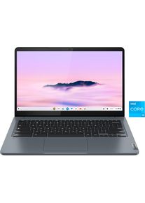 Lenovo Chromebook "Ideapad Slim 3i Chromebook Plus", grau, 8 GB RAM 128 GB SSD, Core i3, Google Chrome OS, Notebooks, ChromeOS, Clamshell Laptop with Full HD IPS Panel, Chromebook
