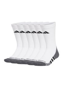 Kurzsocken adidas originals "Socken Performance Climacool Cushioned Crew 9P 9er Pack", Damen, Gr. 43-45, wei&szlig;, Obermaterial: 56% Polyester PES. 40% Baumwolle CO. 3% Elasthan EL. 1% Polyamid PA., Socken Kurzsocken