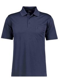Poloshirt Ragman, Herren, Gr. XL, marineblau, Piqu&eacute;, 61% Baumwolle, 39% Polyester, regular fit, ohne Ausschnitt, Shirts Poloshirt