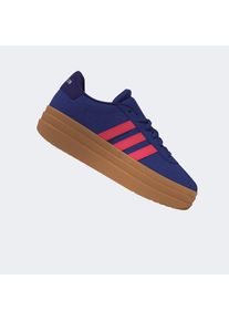 Plateausneaker adidas Sportswear "VL COURT BOLD", Damen, Gr. 39, pure lila, solar turbo, collegiate lila, Leder, Synthetik, Schuhe Plateausneaker, inspiriert vom Design des adidas gazelle bold, f&uuml;r Jugendliche