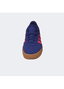 Plateausneaker adidas Sportswear "VL COURT BOLD", Damen, Gr. 38, pure lila, solar turbo, collegiate lila, Leder, Synthetik, Schuhe Plateausneaker, inspiriert vom Design des adidas gazelle bold, f&uuml;r Jugendliche