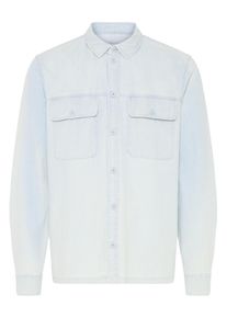 !Solid Jeanshemd SOLID "Jeanshemd SDRogue", Herren, Gr. XXL, N-Gr, light blau denim, Obermaterial: 100% Baumwolle CO., Jacken Jeanshemd