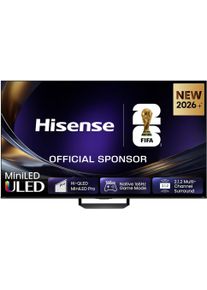 HISENSE Mini-LED-Fernseher "55U7DS PRO", Energieeffizienz: E, schwarz, dunkelgrau, 55 &Prime;, Fernseher, Mini-LED-Fernseher