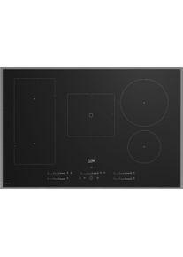 Beko Flex-Induktions-Kochfeld "HII 85770 UFTX", schwarz, B:78cm H:4,8cm T:52cm, Kochfelder, EasyFit &ndash; einfach einsetzen statt montieren., Flex-Induktions-Kochfeld