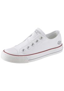 Slip-On Sneaker Dockers by Gerli, Damen, Gr. 42, wei&szlig;, Textil, Schuhe Slip-On Sneaker, Sneaker, Schlupfschuh, Freizeitschuh mit verdecktem Gummizug