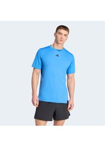 T-Shirt adidas Performance "D4T PRIMELIFT T", Herren, Gr. S, blau (ray blau), Obermaterial: 100% Polyester, normal, Rundhals, Shirts T-Shirt