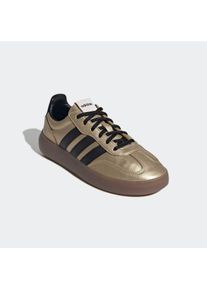 Sneaker adidas Sportswear "BARREDA DECODE LUX", Damen, Gr. 42,5, cyber metallic, core schwarz, gum5, Leder, Schuhe Sneaker, inspiriert vom Design des adidas handball spezial