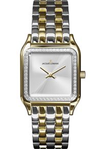 Quarzuhr Jacques Lemans "Antwerpen", silbergoldfarben, silberfarben, goldfarben, Armbanduhren, Damen, Quarzuhr, Armbanduhr, Damenuhr, Edelstahlarmband, analog
