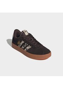 Sneaker adidas Sportswear "VL COURT 3.0", Damen, Gr. 38, aurora coffee, crystal linen, amber gum, Synthetik, Textil, Schuhe Sneaker, mit Leo Muster
