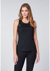 Sporttop Chiemsee, Damen, Gr. XL (42), deep schwarz, 80% Polyester, 20% Elasthan, Rundhals, Tops Sporttop