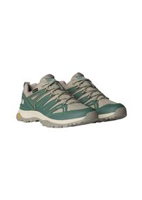 Wanderschuh The North Face "W HEDGEHOG GORE-TEX", Damen, Gr. 39, gr&uuml;n (duck gr&uuml;n, clay gr&uuml;n), Textil, Schuhe Wanderschuh, wasserdicht durch GORETEX Membran