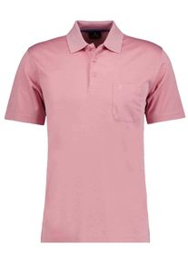 Poloshirt Ragman, Herren, Gr. M, rosa, 609, Piqu&eacute;, 61% Baumwolle, 39% Polyester, regular fit, ohne Ausschnitt, Shirts Poloshirt