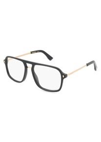Dsquared2 D2 0055 Brille Herren | Fassung: Vollrand, Pilot, Schwarz Gold