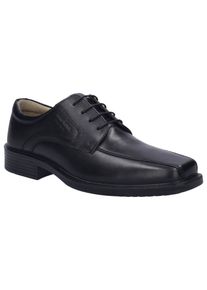 Schn&uuml;rschuh Josef Seibel "Elliot 01", Herren, Gr. 45, schwarz, Leder, Schuhe Schn&uuml;rschuh, Business Schuh, Festtagsschuh, Komfortschuh in Weite G (weit)