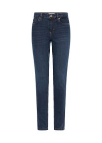 Regular-fit-Jeans Pulz Jeans "Jeans PZEMMELINA", Damen, Gr. 26, L&auml;nge 30, blau (dunkelblau denim), Obermaterial: 91% Baumwolle CO. 6% Polyester PES. 3% Elasthan EL., Jeans Regular-fit-Jeans
