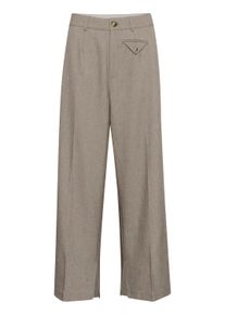 Marlene-Hose Kaffe "Hose KAtilla", Damen, Gr. 46, N-Gr, blau (feather gray melange), Obermaterial: 77% Polyester PES. 20% Viskose CV. 3% Elasthan EL., Hosen Marlene-Hose