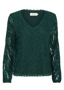 Langarmbluse Cream "Langarm-Bluse CRKit", Damen, Gr. XL, gr&uuml;n (sea moss), Obermaterial: 60% Nylon NY. 40% Baumwolle CO., Blusen Langarmbluse