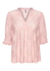Langarmbluse Culture "Langarm-Bluse CUolu", Damen, Gr. M, rosa (pale mauve), Obermaterial: 70% Polyamid PA. 30% Baumwolle CO., Blusen Langarmbluse