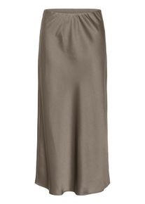 Midirock Kaffe "Rock KAlotte", Damen, Gr. 42, grau (morel), Obermaterial: 100% Polyester PES., R&ouml;cke Midirock