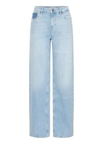 Regular-fit-Jeans Pulz Jeans "Jeans PZVEGA", Damen, Gr. 35, L&auml;nge 32, blau (light blau denim), Obermaterial: 99% Baumwolle CO. 1% Elasthan EL., Jeans Regular-fit-Jeans