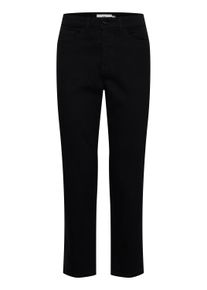 Regular-fit-Jeans Ichi "Jeans IHTWIGGY", Damen, Gr. 28, N-Gr, schwarz, Obermaterial: 98% Baumwolle CO. 2% Elasthan EL., Jeans Regular-fit-Jeans