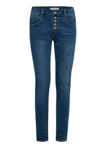 Regular-fit-Jeans B.Young "Jeans BXKAILY", Damen, Gr. 46, N-Gr, blau (sky blau denim), Obermaterial: 56% Baumwolle CO. 30% Viskose CV. 12% Polyester PES. 2% Elasthan EL., Jeans Regular-fit-Jeans