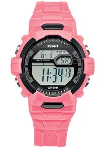 Chronograph Scout "The Digi", rosa, Armbanduhren, Jungen, Chronograph, Armbanduhr,Quarzuhr, Kinderuhr,M&auml;dchen,Jungen,Geschenkidee,Jugendliche
