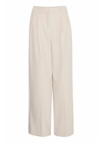 Marlene-Hose Ichi "Hose IHLEXI", Damen, Gr. 38, N-Gr, blau (oatmeal), Obermaterial: 90% Polyester PES. 10% Elasthan EL., Hosen Marlene-Hose
