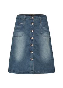 Jeansrock Cream "Denimrock CRLone", Damen, Gr. 46, blau (light blau denim), Obermaterial: 82% Baumwolle CO. 16% Polyester PES. 2% Elasthan EL., R&ouml;cke Jeansrock