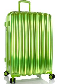 Hartschalen-Trolley Heys "Astro, verschiedene Gr&ouml;&szlig;en und Farben", Damen, Gr. B/H/T: 51cm x 76cm x 30cm 104 l, gr&uuml;n, Polycarbonat-Verbundwerkstoff, festlich, Koffer Hartschalen-Trolley, Heys Reisegep&auml;ck TSA Schloss Volumenerweiterung
