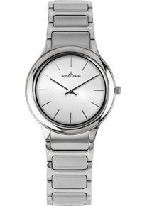 Quarzuhr Jacques Lemans "Milano", silberfarben, Armbanduhren, Damen, Quarzuhr, Armbanduhr, Damenuhr, Edelstahlarmband, analog