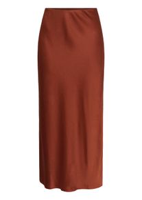 Midirock Kaffe "Rock KAlotte", Damen, Gr. 46, braun (henna), Obermaterial: 100% Polyester PES., R&ouml;cke Midirock