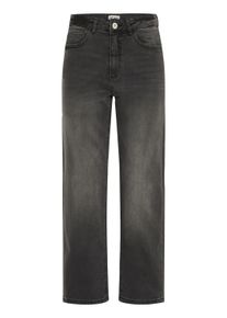 Regular-fit-Jeans Ichi "Jeans IHTWIGGY", Damen, Gr. 33, N-Gr, grau (washed grau), Obermaterial: 98% Baumwolle CO. 2% Elasthan EL., Jeans Regular-fit-Jeans