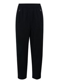 Stoffhose Kaffe "Hose KAsonja", Damen, Gr. 46, N-Gr, schwarz (schwarz deep), Obermaterial: 92% Viskose CV. 8% Polyester PES., Hosen Stoffhose