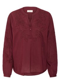 Langarmbluse Cream "Langarm-Bluse CRVia", Damen, Gr. 36, rot (zinfandel), Obermaterial: 100% Baumwolle CO., Blusen Langarmbluse